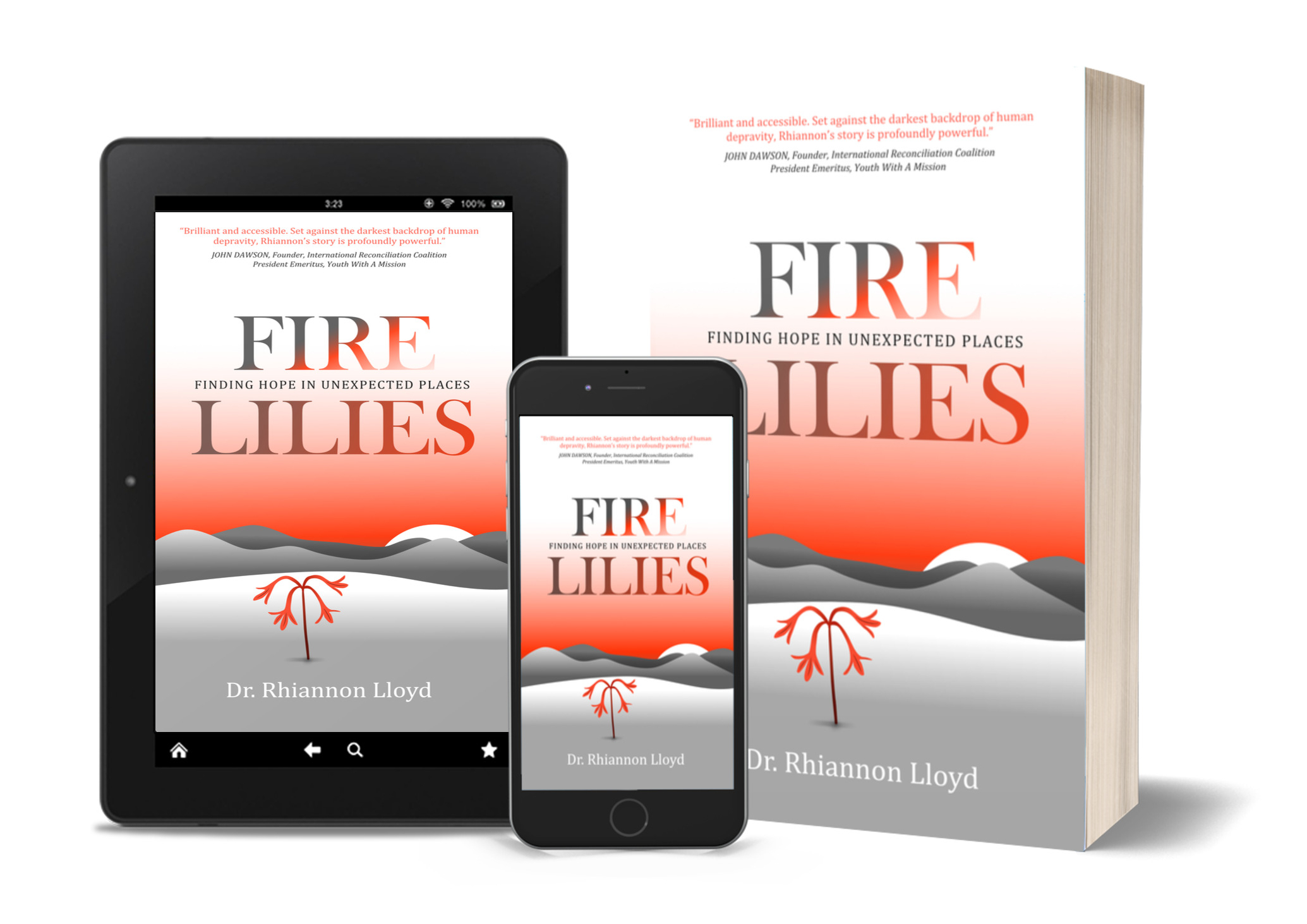Fire Lilles by Rhiannon Lloyd book cover design Fire Lilles by Rhiannon Lloyd book cover design