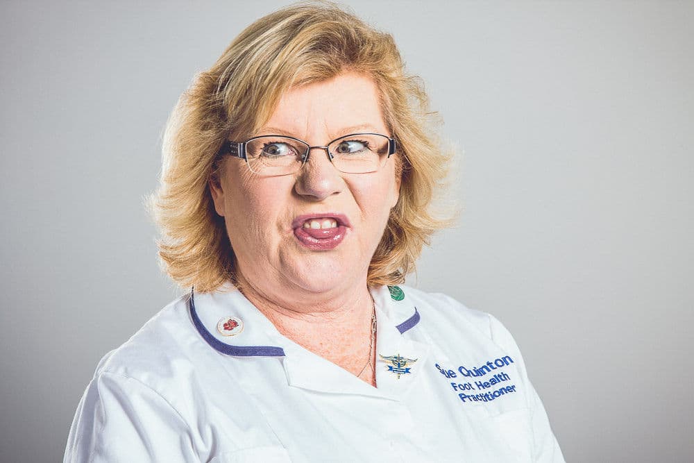 Sue Quinton North Wales podiatrist - headshot
