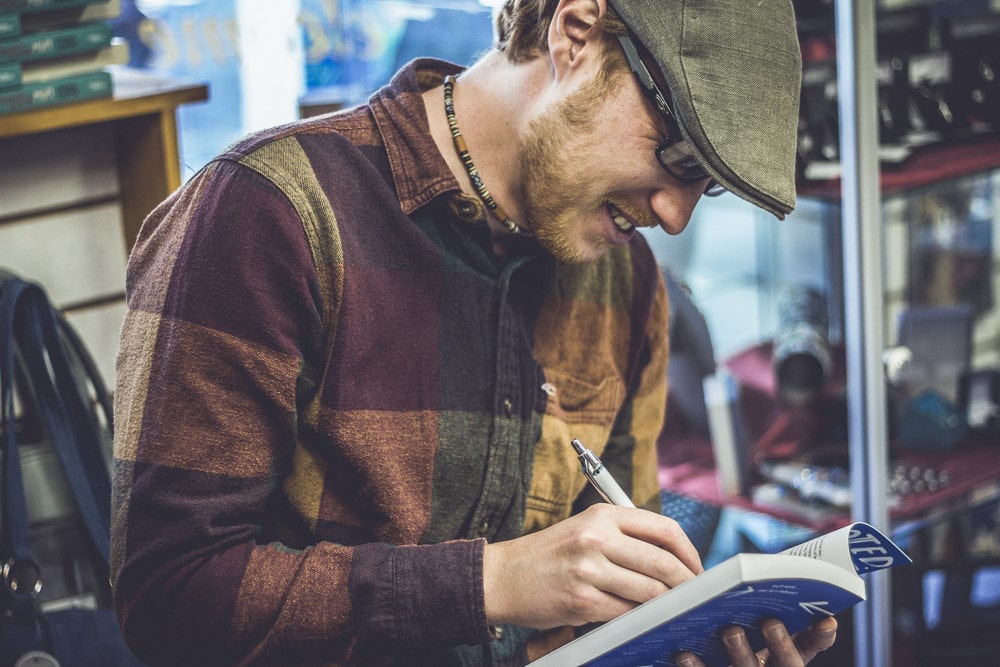 Author Tim Gough's book signing