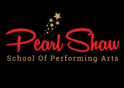 Pear Shaw School Of Performing arts logo against black